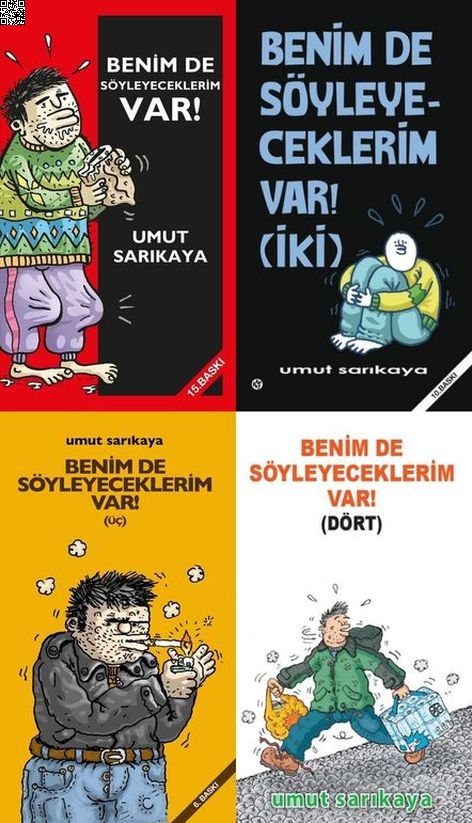 Benim De Söyleyeceklerim Var 1-2-3-4 SET (4 Kitap) | Komikşeyler - Özel Ürünler | Umut Sarıkaya | | | | | 2974021400126