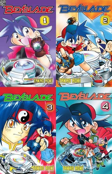Beyblade SET (4 Kitap) | Komikşeyler - Özel Ürünler | Takao Aoki | | | | | 2974021400133