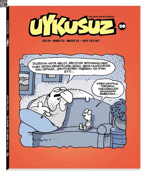 Uykusuz Dergisi Cilt 59 Mart'22 - Mayıs'22 - Sayı 755-767 | Mürekkep Basın Yayın | Kolektif | | | | | 9771307761598