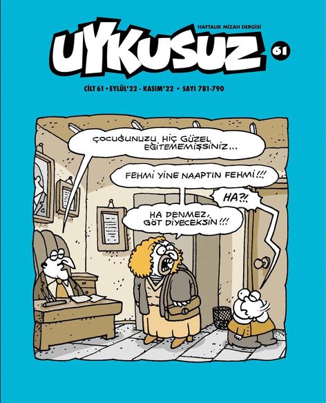 Uykusuz Dergisi Cilt 61 Eylül'22 - Kasım'22 - Sayı 781-790 | Mürekkep Basın Yayın | Kolektif | | | | | 9771307761611