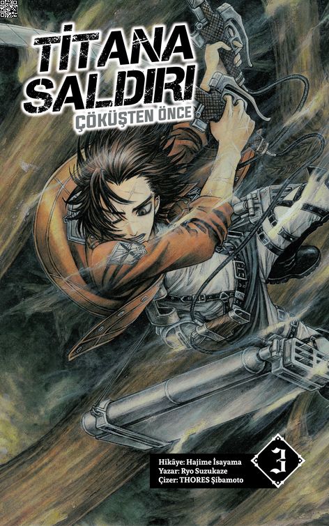 Titana Saldırı - Çöküşten Önce Cilt 3 | Komikşeyler | Hajime İsayama | Ryo Suzukaze | Thores Şibamoto | | | 9786256449824
