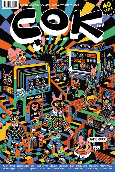 Çok Dergi 04 - Trip Dergi - Temmuz 2025 | KomikŞeyler | Kubilay Odabaş | Mert Dolapçıoğlu | | | | 9786255607324